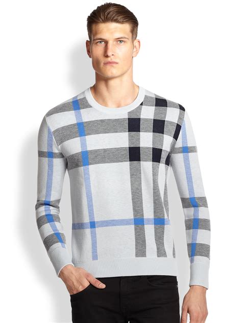 burberry jumper mens|burberry men's sweater on sale.